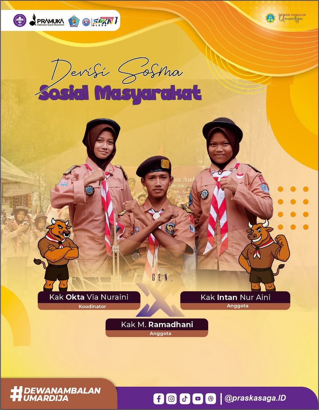 Foto Kak Okta Via N, Kak M.Ramdhani & Kak Intan Nur A